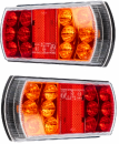 Led Tail lamp - Pack of 2 12/24v